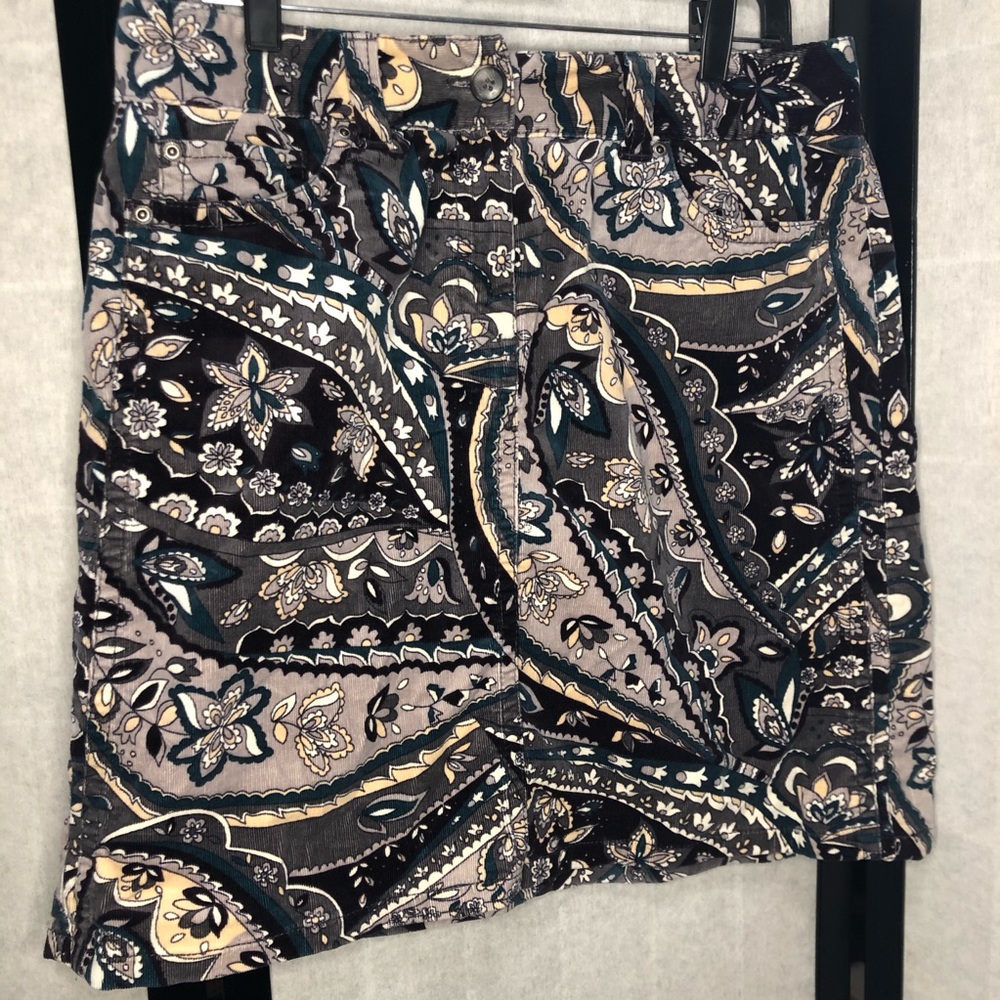Ann Taylor Paisley Skirt